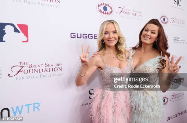 Brandy Ledford and Hilary Roberts attend The Brent Shapiro Foundation's Summer Spectacular 2023 at The Beverly Hilton on September 30, 2023 in...