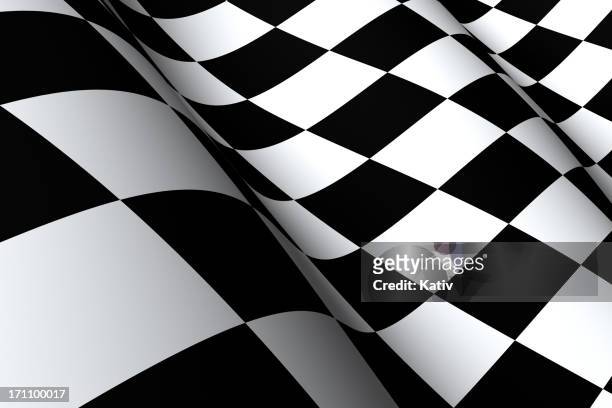 checkered flag macro - chequered flag stock pictures, royalty-free photos & images