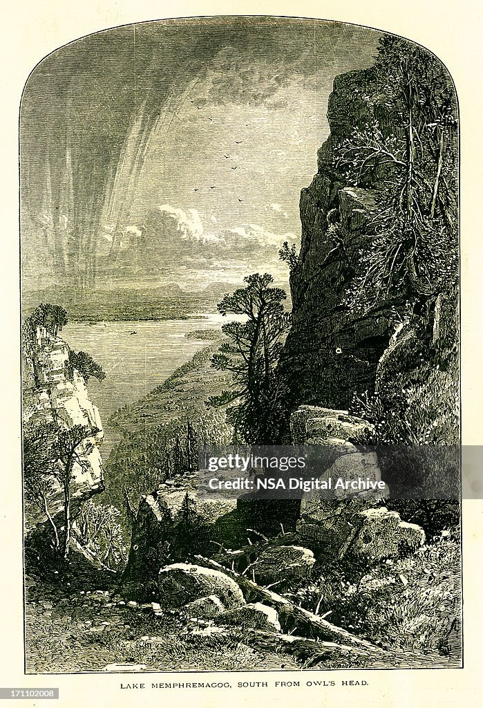 Lake Memphremagog south from Owl's Head