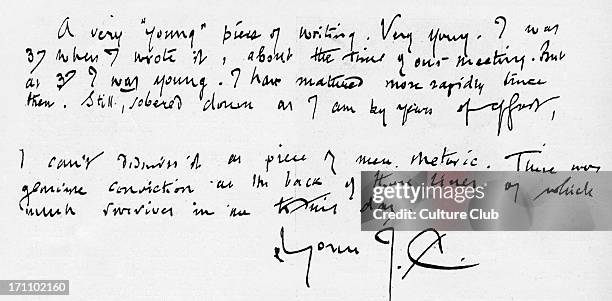 Joseph Conrad - part of a handwritten letter from Conrad to Clement Shorter. Joseph Conrad , Polish novelist: 3 December 1857  3 August 1924.