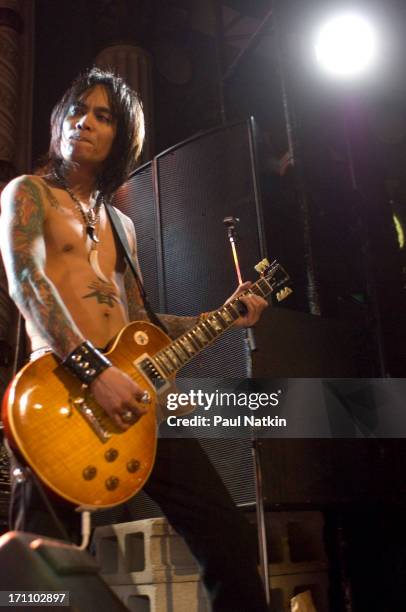 American rock band Buckcherry perform onstage at the Metro, Chicago, Illinois, February 10, 2006.