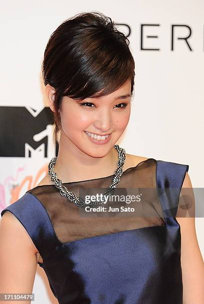 Actress Ayame Goriki attends the MTV Video Music Awards Japan 2013 at Makuhari Messe on June 22, 2013 in Chiba, Japan.
