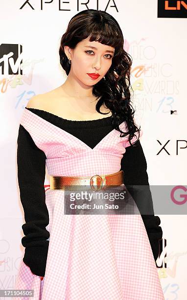 Singer Miliyah Kato attends the MTV Video Music Awards Japan 2013 at Makuhari Messe on June 22, 2013 in Chiba, Japan.