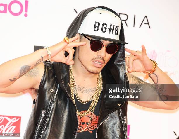 Musician AK-69 attends the MTV Video Music Awards Japan 2013 at Makuhari Messe on June 22, 2013 in Chiba, Japan.