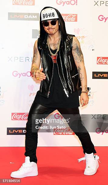 Musician AK-69 attends the MTV Video Music Awards Japan 2013 at Makuhari Messe on June 22, 2013 in Chiba, Japan.