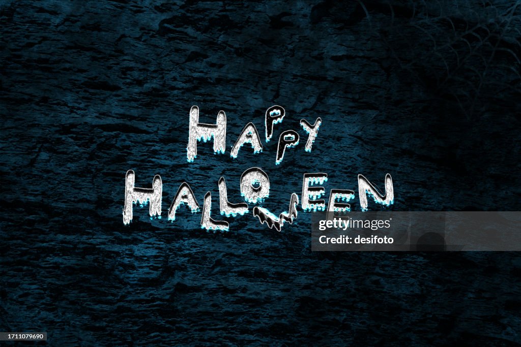 Blank Spooky Rustic Dark Navy Blue Black Gradient Color Scratched Old ...