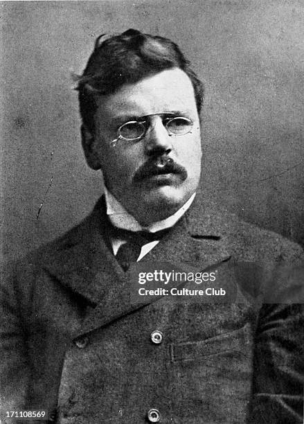 Gilbert Keith Chesterton - English writer: 29 May 1874 - 14 June 1936.