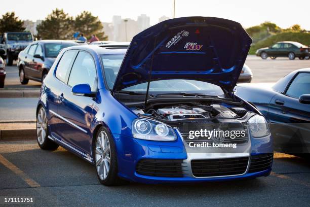 volkswagen golf r32 - golf imagens e fotografias de stock