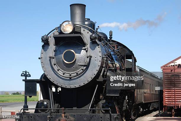 antique train - 19th century steam train stock pictures, royalty-free photos & images