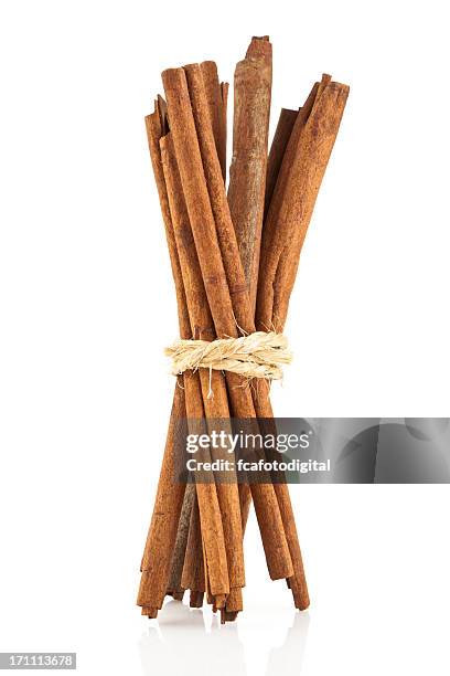 cinnamon sticks - cassia bark stock pictures, royalty-free photos & images