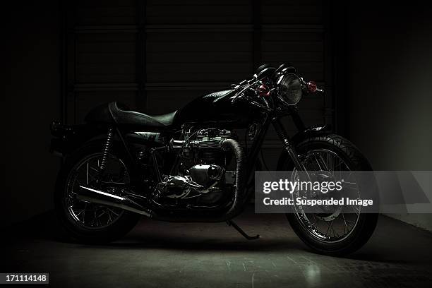 cafe racer bike - motorcycle racing stock pictures, royalty-free photos & images