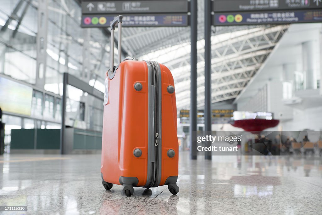 Luggage in the Airport, Guangzhou, China