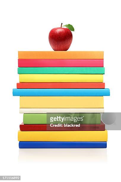 reading and learning - textbook stack stock pictures, royalty-free photos & images