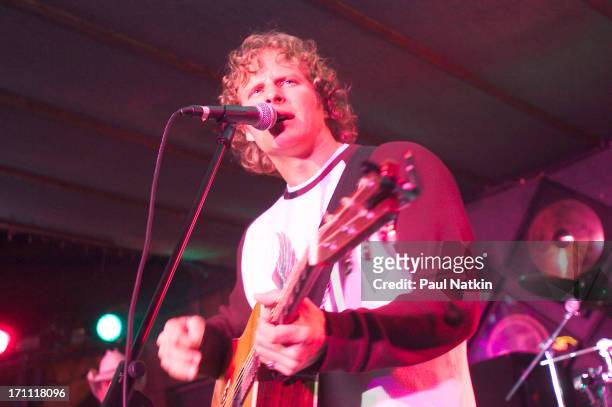 American country musician Dierks Bentley performs onstage, Chicago, Illinois, December 6, 2003.
