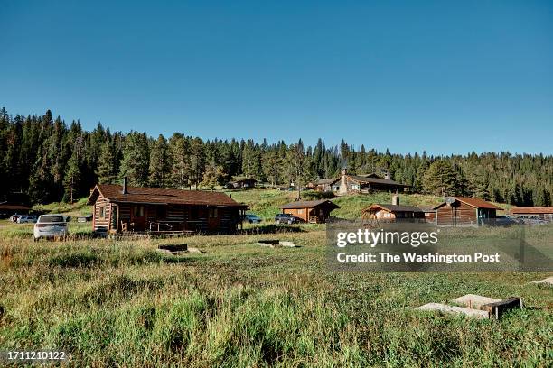 The Nine Quarter Circle Ranch, a family owned dude ranch located in the Taylor Fork drainage south of Big Sky, Mont., Monday, Sept. 11, 2023. Photo...