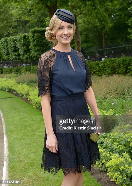 Joanne Froggatt attends day five of Royal Ascot at Ascot Racecourse on June 22, 2013 in Ascot, England.
