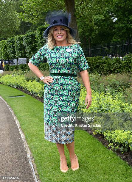 Brix Smith-Start attends day five of Royal Ascot at Ascot Racecourse on June 22, 2013 in Ascot, England.