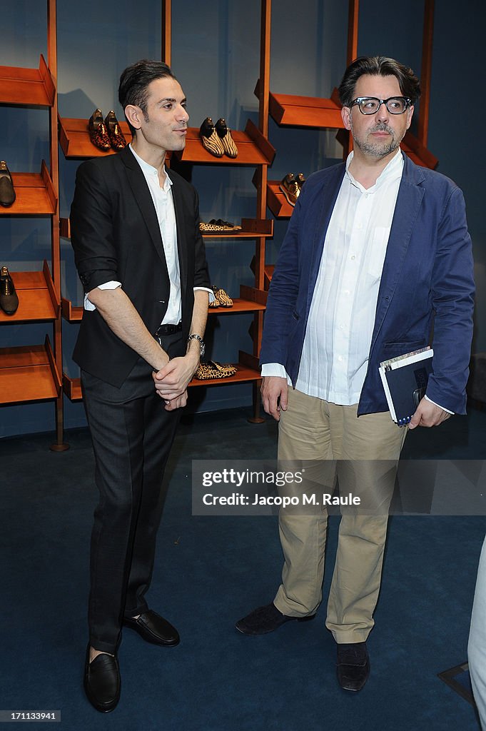 Gianluca Bauzano and Angelo Ruggeri attend the Sergio Rossi... News ...