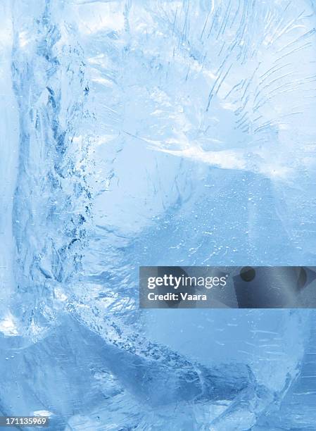 inside the ice - frozen stock pictures, royalty-free photos & images