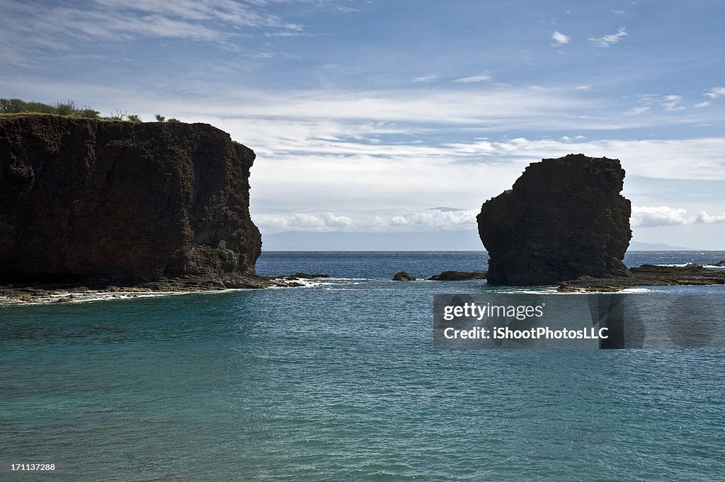 Sweetheart Rock in Lanai Hawaii