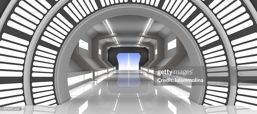 Futuristic Hallway