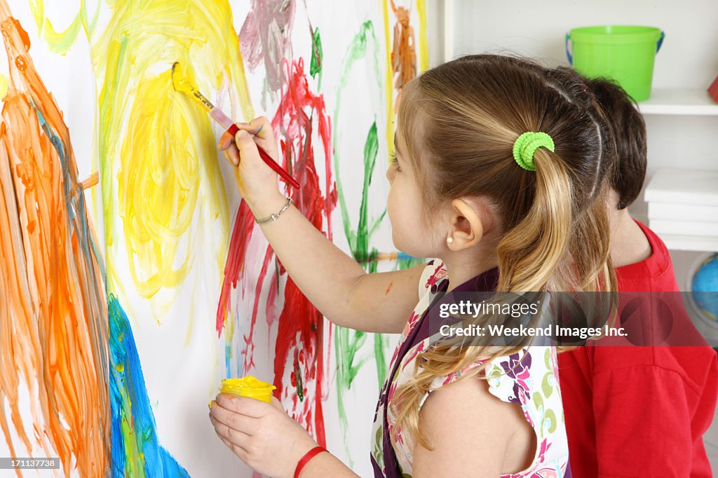 Painting kids