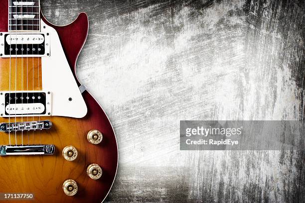 guitar grunge - rock music stock pictures, royalty-free photos & images