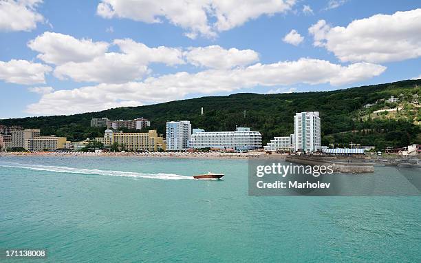 golden sands resort near varna, bulgaria - albena bildbanksfoton och bilder