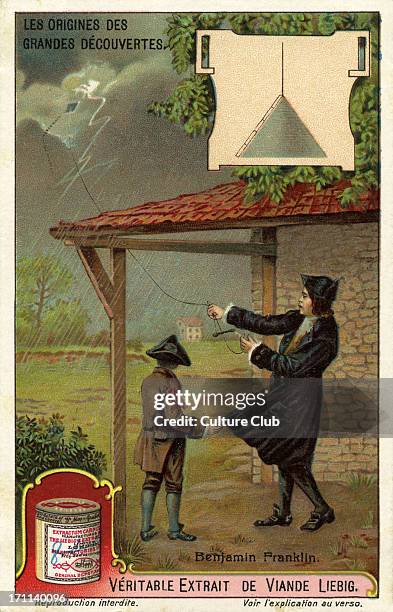 Lightning Rod Inventor Benjamin Franklin Lightning Photos and Premium High Res Pictures ...