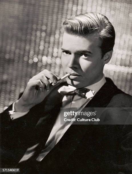 Karlheinz Bohm - portrait - German actor publicity photo - film still from 'Die heilige Luge' - b. 16 March 1928 - Rudel-Verlag