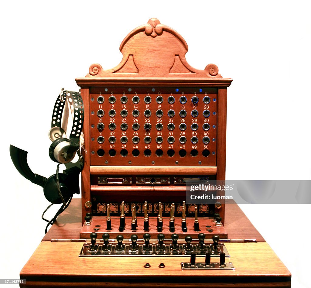 Very old telephone equipment