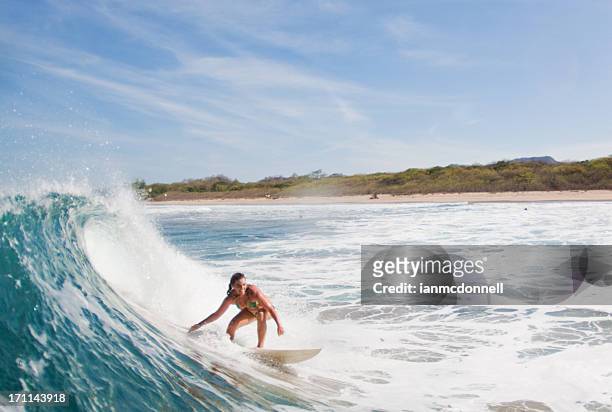 surfer - costa rica stock-fotos und bilder