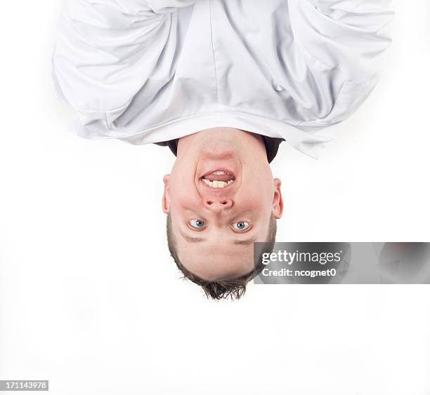 crazy man - straight jacket stock pictures, royalty-free photos & images