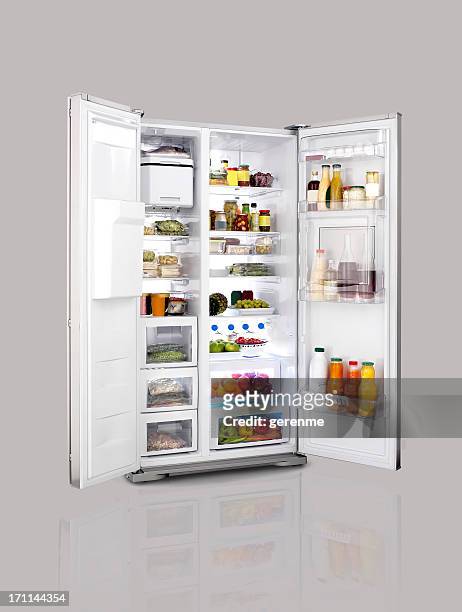 frigorífico - cheio imagens e fotografias de stock