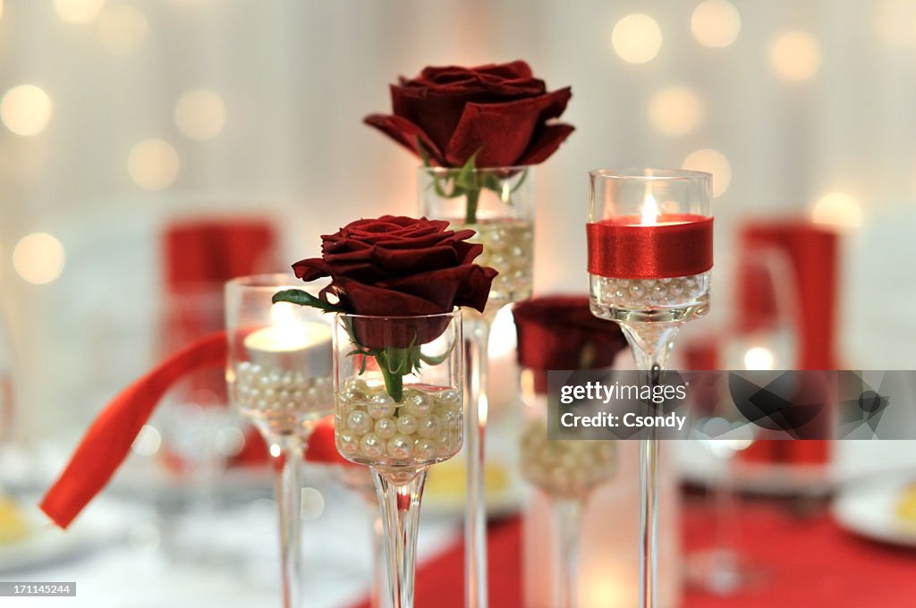 Wedding table decoration