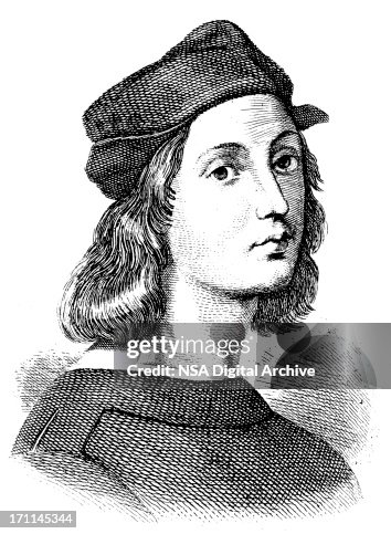 Raphael Selfportrait | Antique Art Illustrations