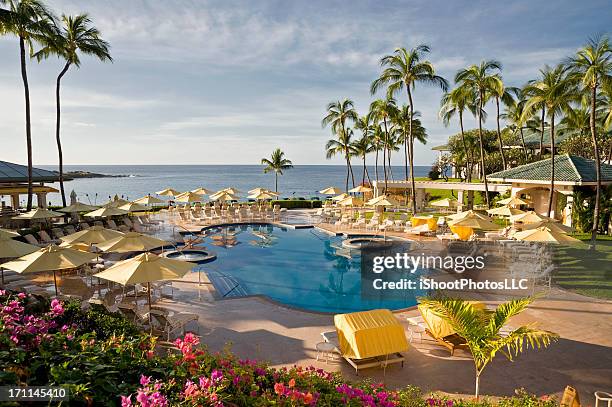 estância tropical - lanai imagens e fotografias de stock