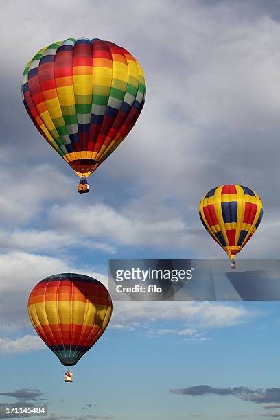 balloons - hot air balloon ride stock pictures, royalty-free photos & images