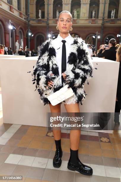 Sarah Lysander attends the Valentino Womenswear Spring/Summer 2024 show as part of Paris Fashion Week on October 01, 2023 in Paris, France.