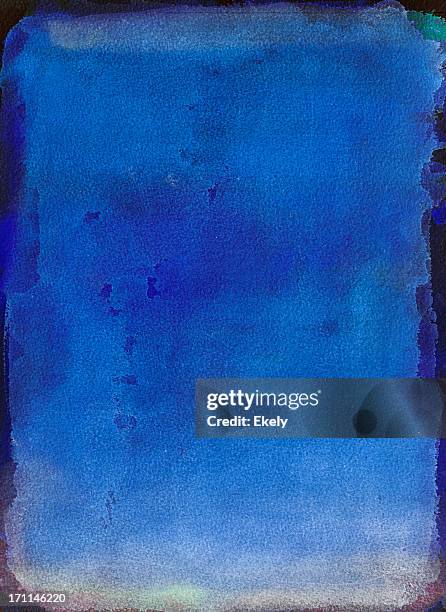 abstract painted  blue art backgrounds. - colour block stock pictures, royalty-free photos & images