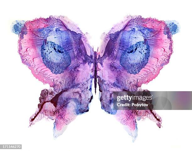 fantastische painted butterfly - butterfly effect stock-grafiken, -clipart, -cartoons und -symbole