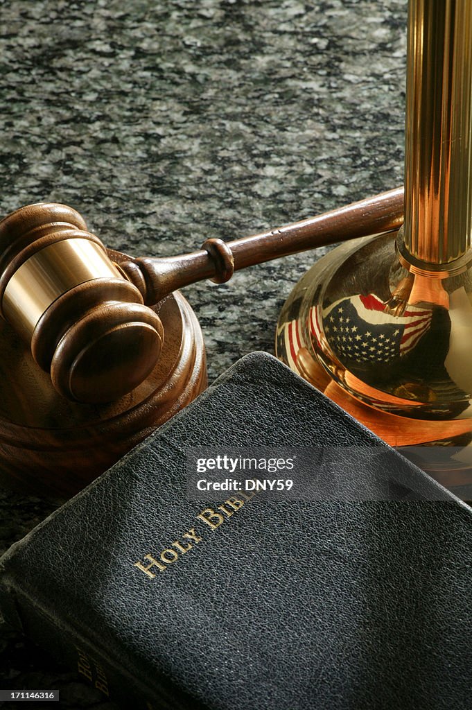 Gavel and Holy Bible