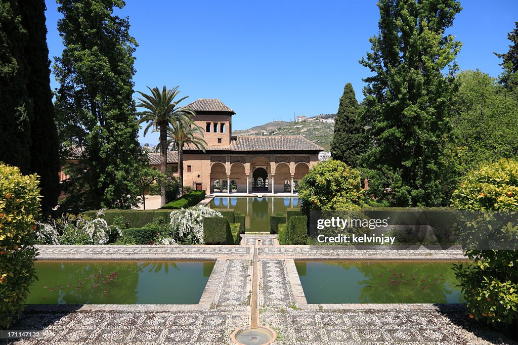 El Partal in the Alhambra Gardens, Granada