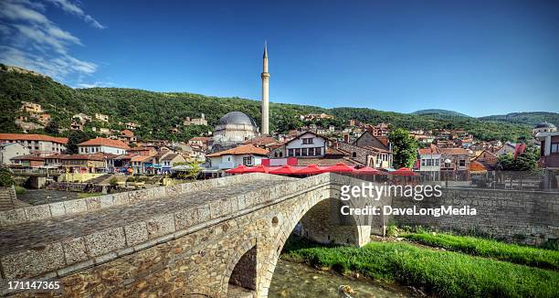 a beautiful view of ottoman in europe - prizren stock pictures, royalty-free photos & images