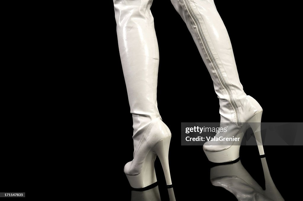 Boots made for walking.