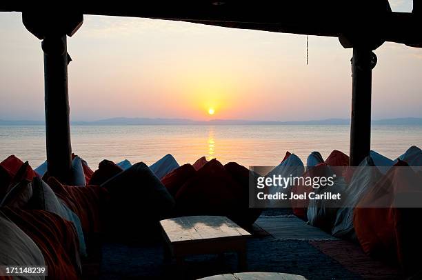 sunrise in dahab, sinai - saudi arabia beach stock pictures, royalty-free photos & images