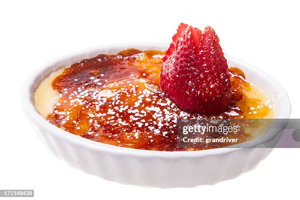 creme brulee - creme brulee stock pictures, royalty-free photos & images