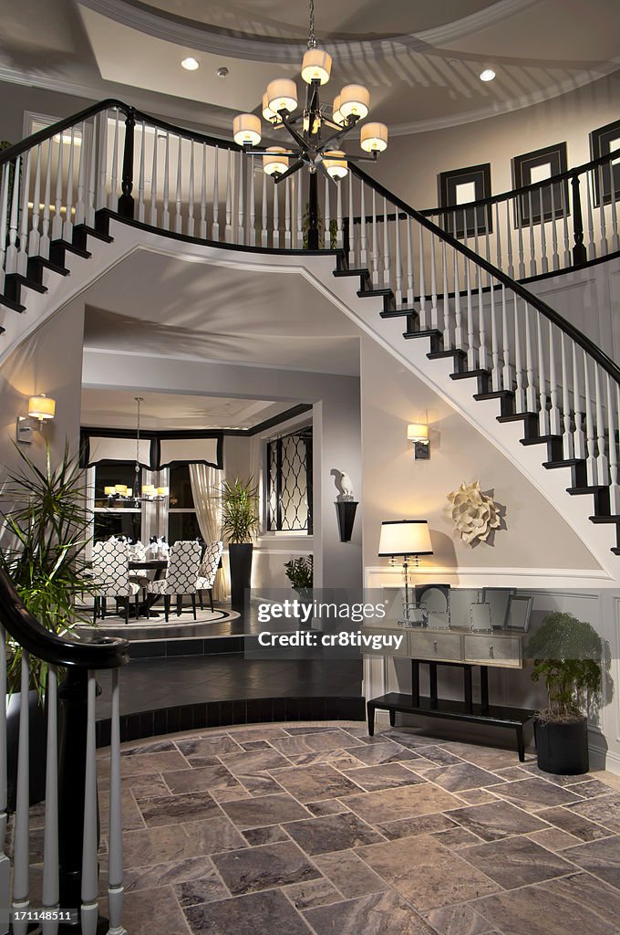 Luxury Stair Entry Interior Home Design High-Res Stock Photo - Getty Images