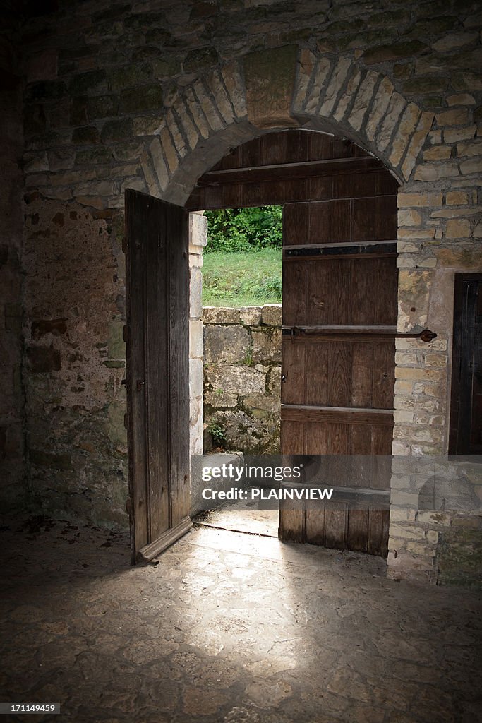 Porte en bois