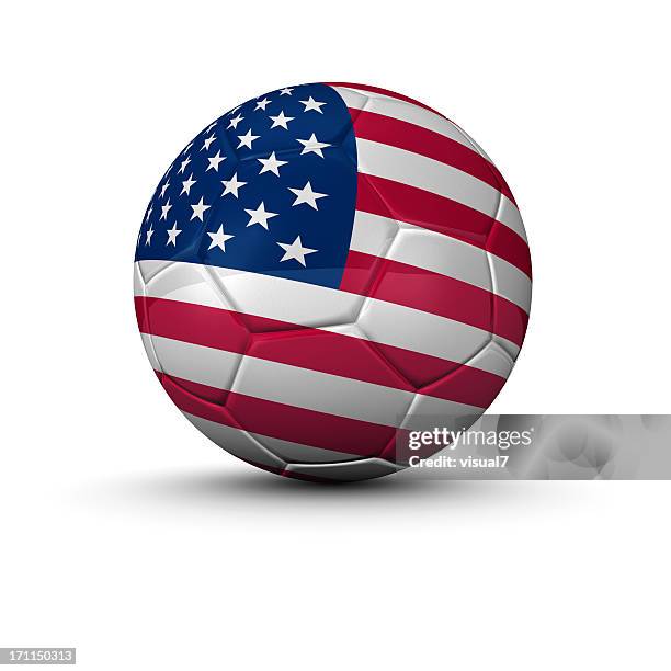 us soccer ball - stars and stripes circle stock pictures, royalty-free photos & images